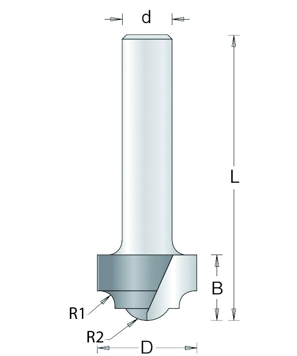 615-8 HM Amaxx Profielfrees d=8